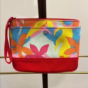 Lands end wristlet zipper pouch